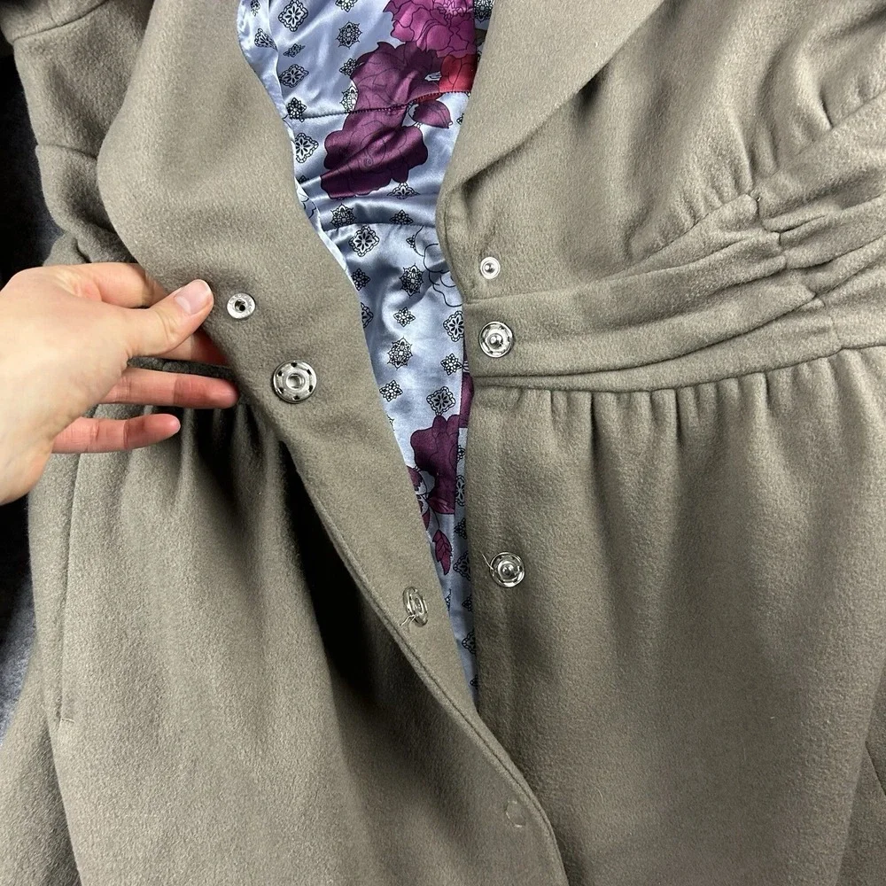 Odd Molly Coat Women's Large (3) Wool Cashmere Blend Anthropologie Cowgirlcore - Picture 9 of 13